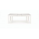 Стол обеденный HALMAR SEWERYN белый/белый 160-300/90